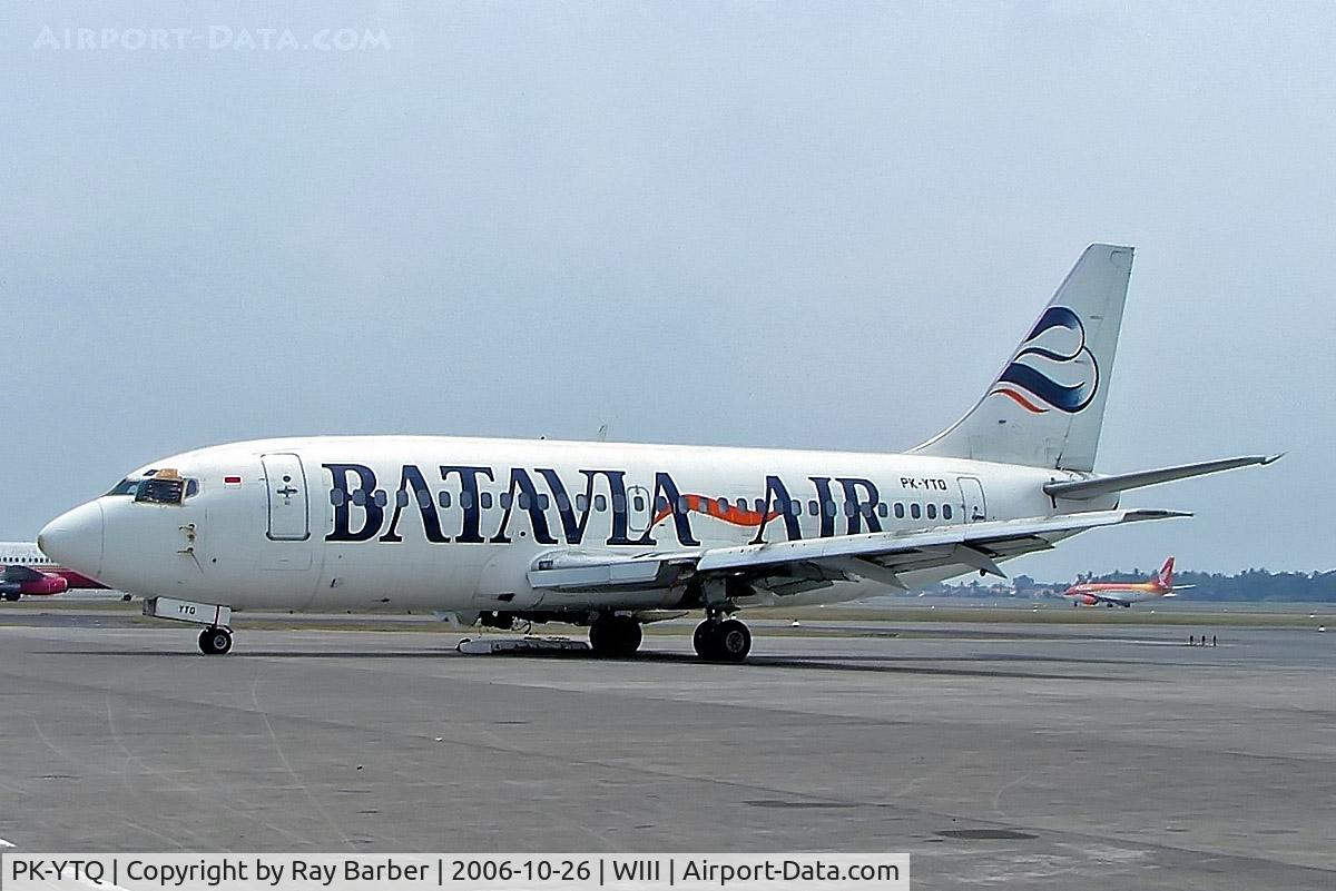 PK-YTQ, Boeing 737-281 C/N 21767, Boeing 737-281 [21767] (Batavia Air) Jakarta-Soekarno Hatta Int~PK 26/10/2006