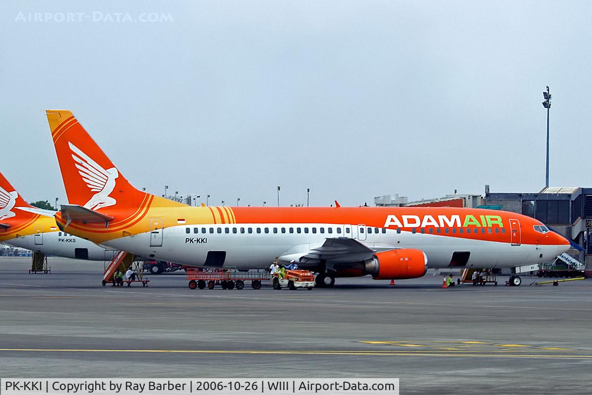 PK-KKI, 1988 Boeing 737-4Q8 C/N 24234, Boeing 737-4Q8 [24234] (Adam Air) Jakarta-Soekarno Hatta International~PK 26/10/2006