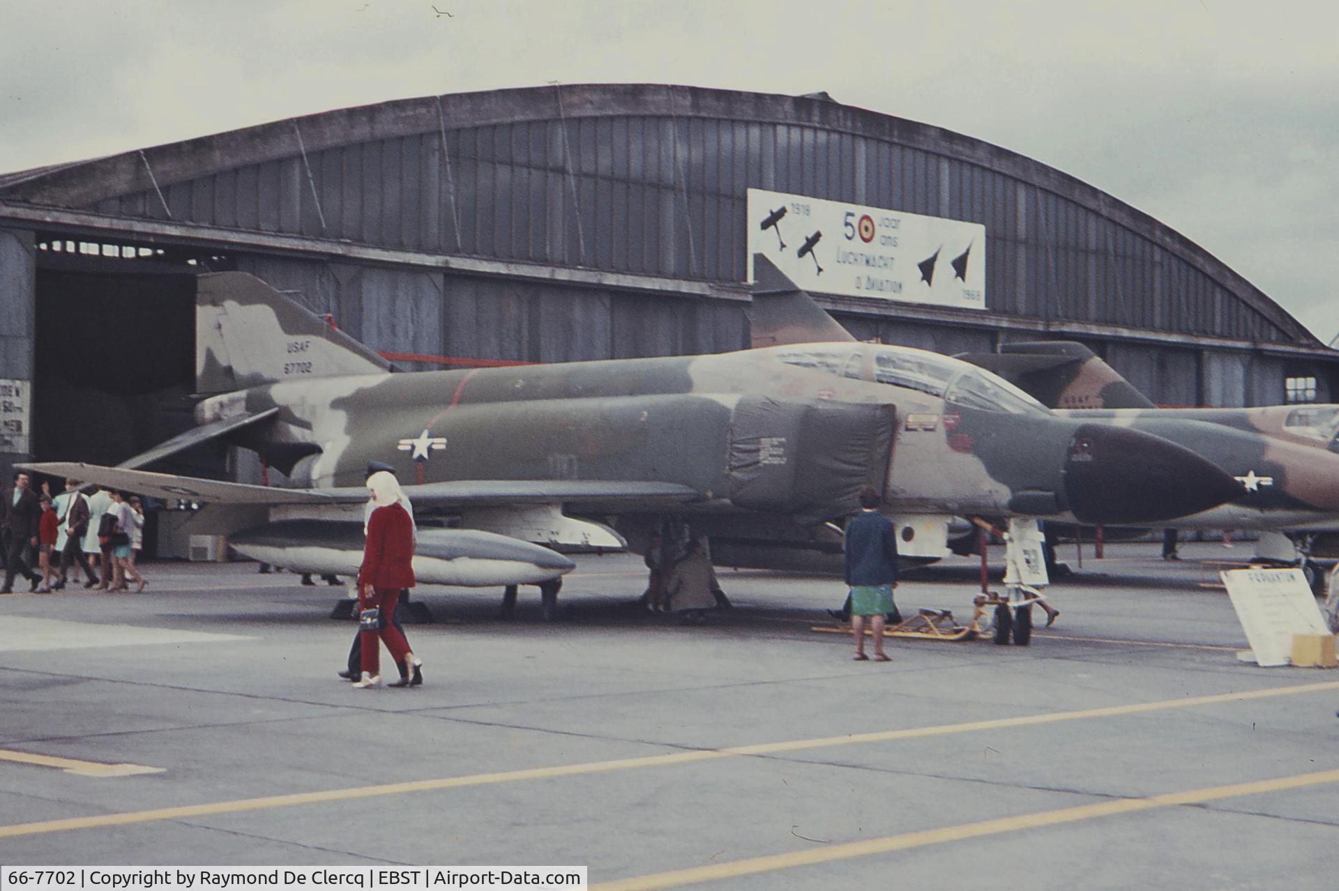 66-7702, 1966 McDonnell F-4D Phantom II C/N 2313, BAF Brustem airshow in June 1968.