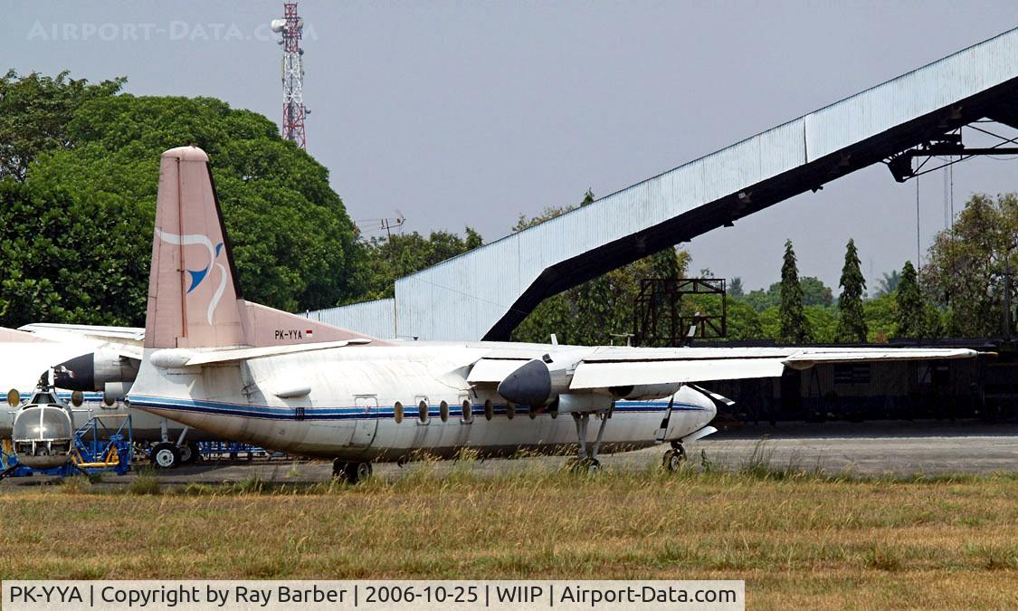 PK-YYA, 1970 Fokker F.27-600 Friendship C/N 10441, Fokker F-27-600 Friendship [10441] (Asia Avia Megatama) Jakarta-Pondok Cabe~PK 25/10/2006