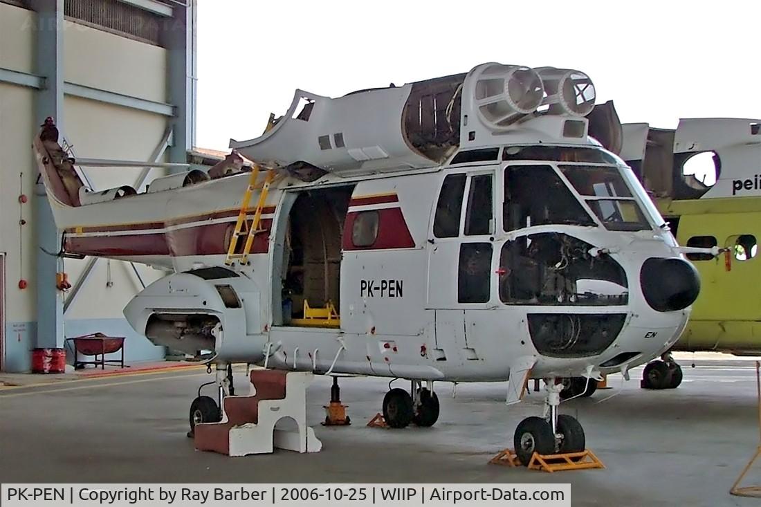 PK-PEN, 1974 Aerospatiale SA-330J Puma C/N 1275, Aerospatiale SA.330J Puma [1275] (Pelita Air Service) Pondok Cabe~PK 25/10/2006