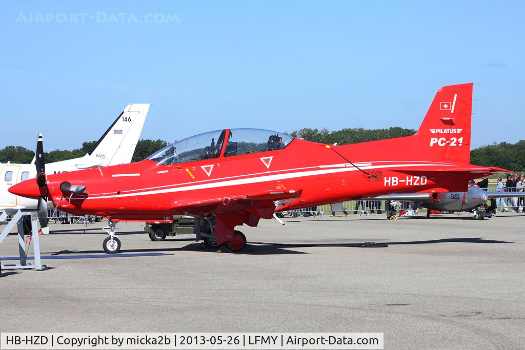 HB-HZD, 2007 Pilatus PC-21 C/N 102, Parked