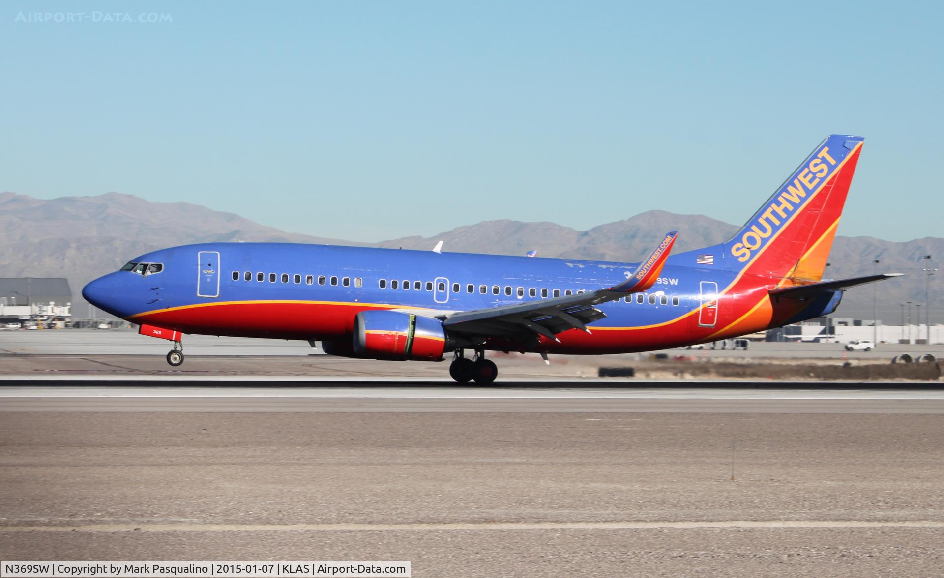 N369SW, 1993 Boeing 737-3H4 C/N 26580, Boeing 737-300