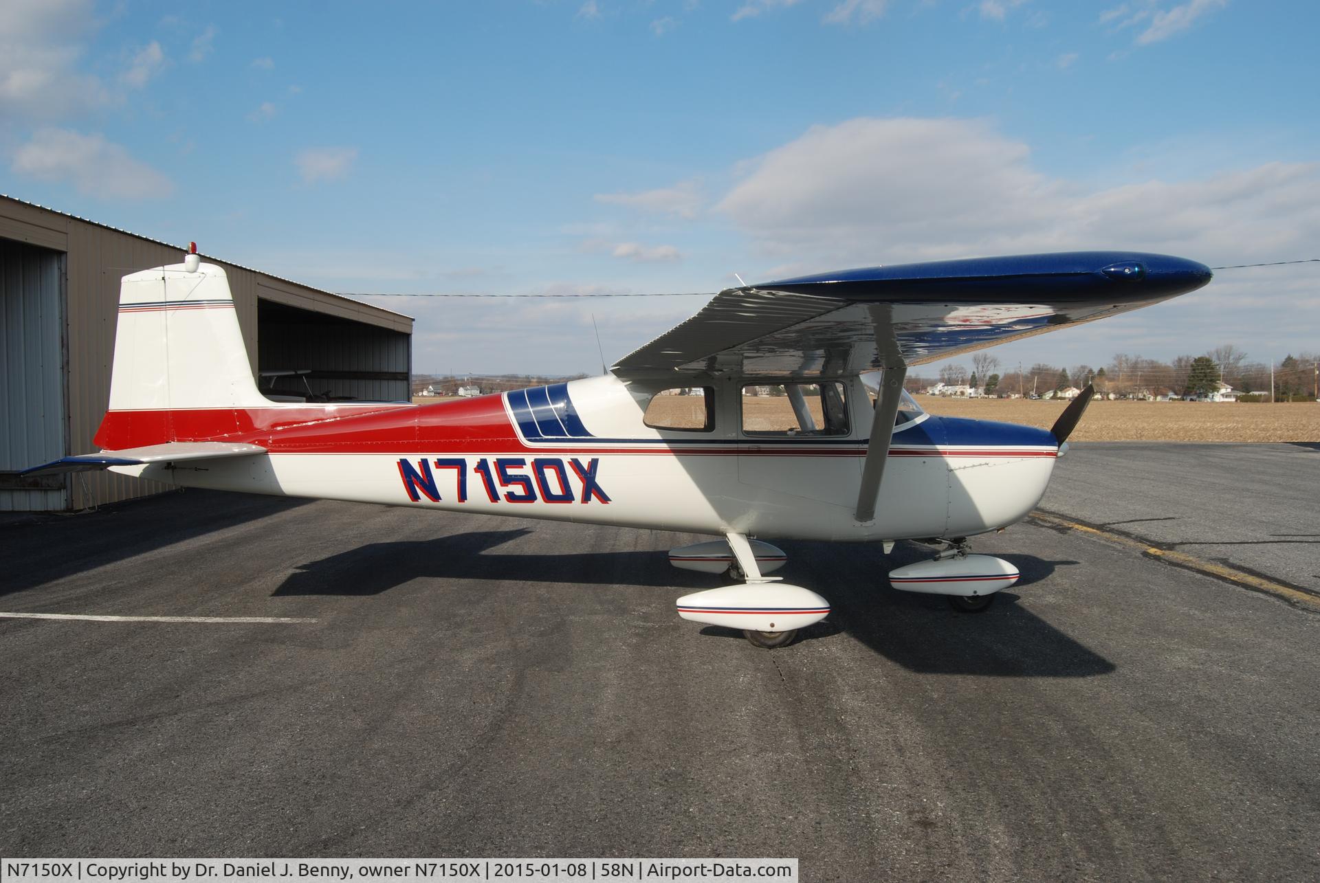 N7150X, 1961 Cessna 150A C/N 15059250, N7150X at 58N Reigle Airport