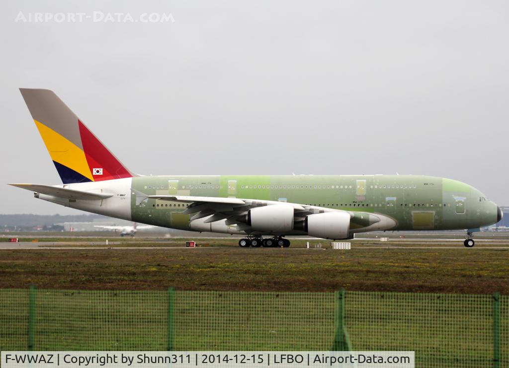 F-WWAZ, 2014 Airbus A380-841 C/N 0179, C/n 0179 - For Asiana Airlines