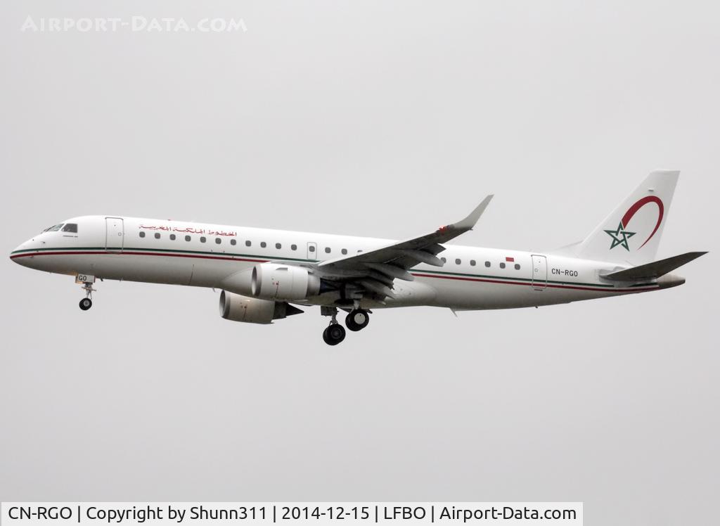 CN-RGO, 2014 Embraer 190AR (ERJ-190-100IGW) C/N 19000680, Landing rwy 32L