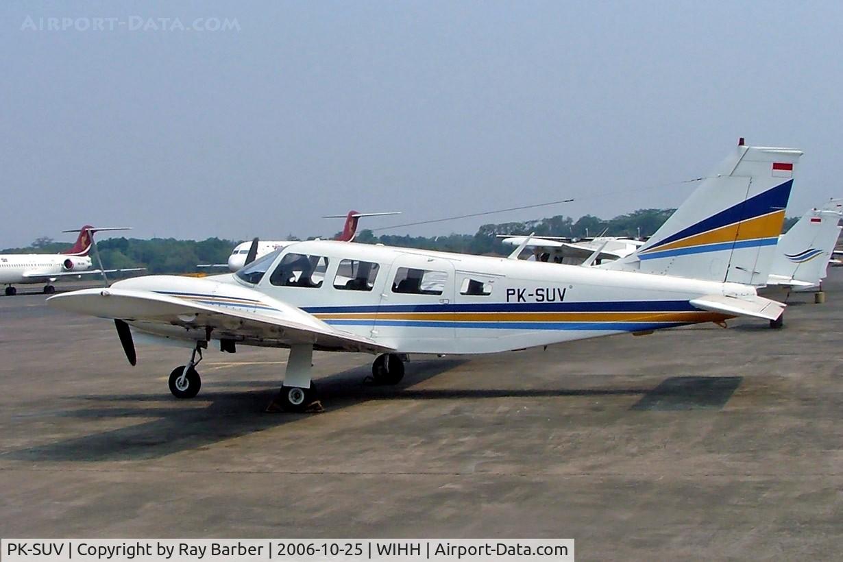 PK-SUV, Piper PA-34-200T C/N 34-7670263, Piper PA-34-200T Seneca II [34-7670263] Jakarta-Halim Perdanakusuma Int~PK 25/10/2006