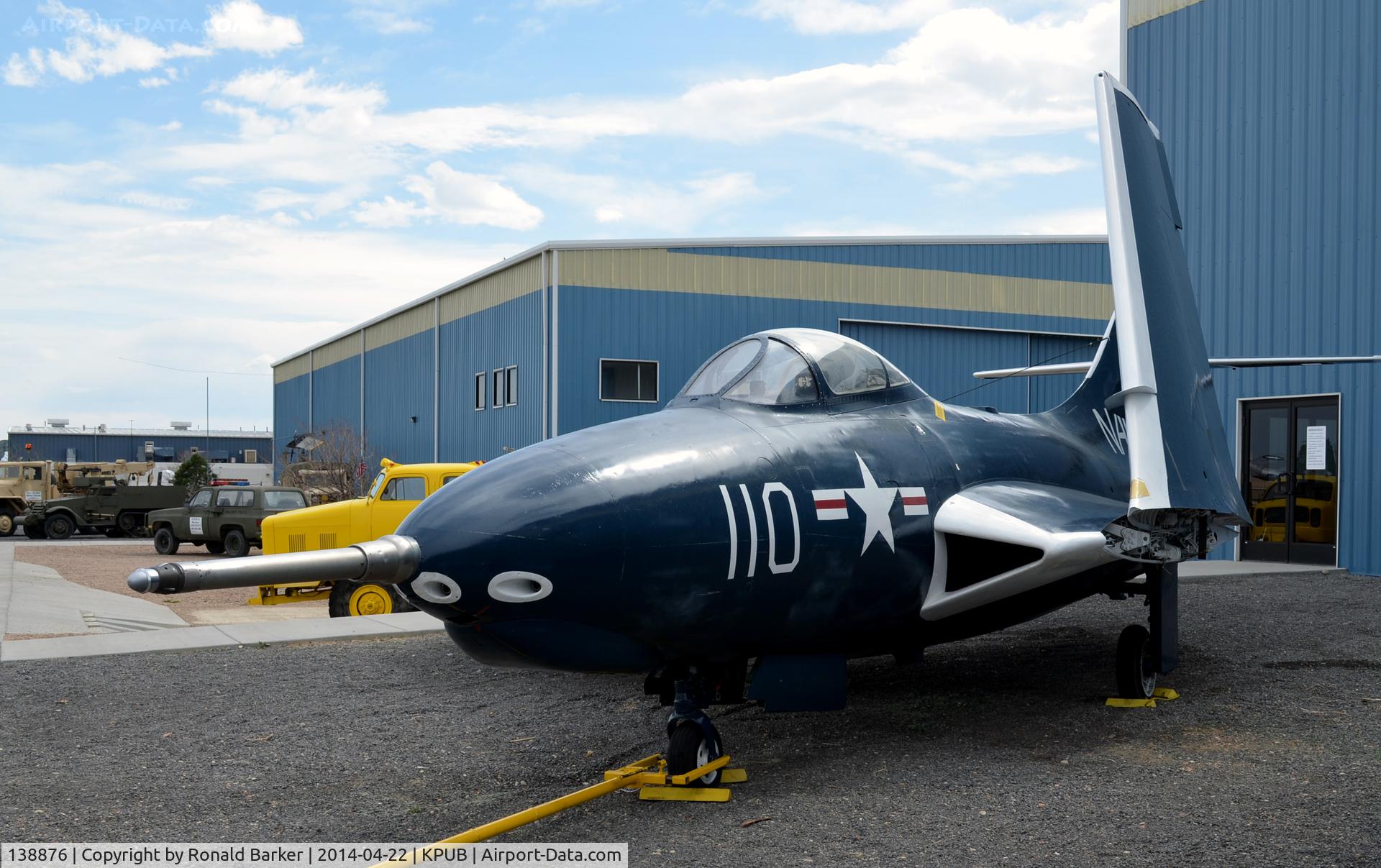 138876, Grumman F9F-6 Cougar C/N Not found 138876, Weisbrod Aircraft Museum