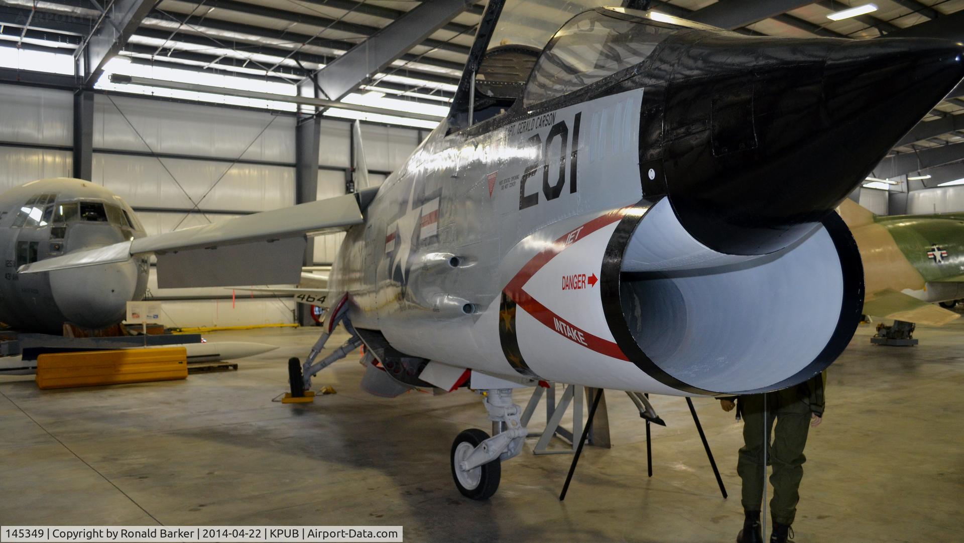 145349, Vought F-8A Crusader C/N Not found 145349, Weisbrod Aircraft Museum