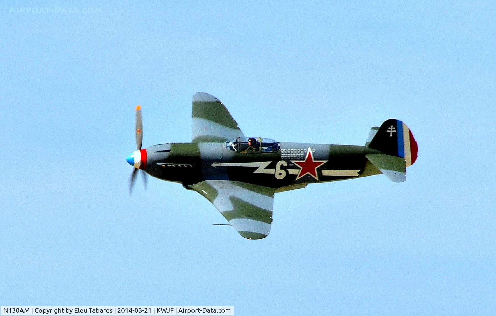 N130AM, 1995 Yakovlev Yak-3U C/N 170101, Taken during the Los Angeles County Air Show
