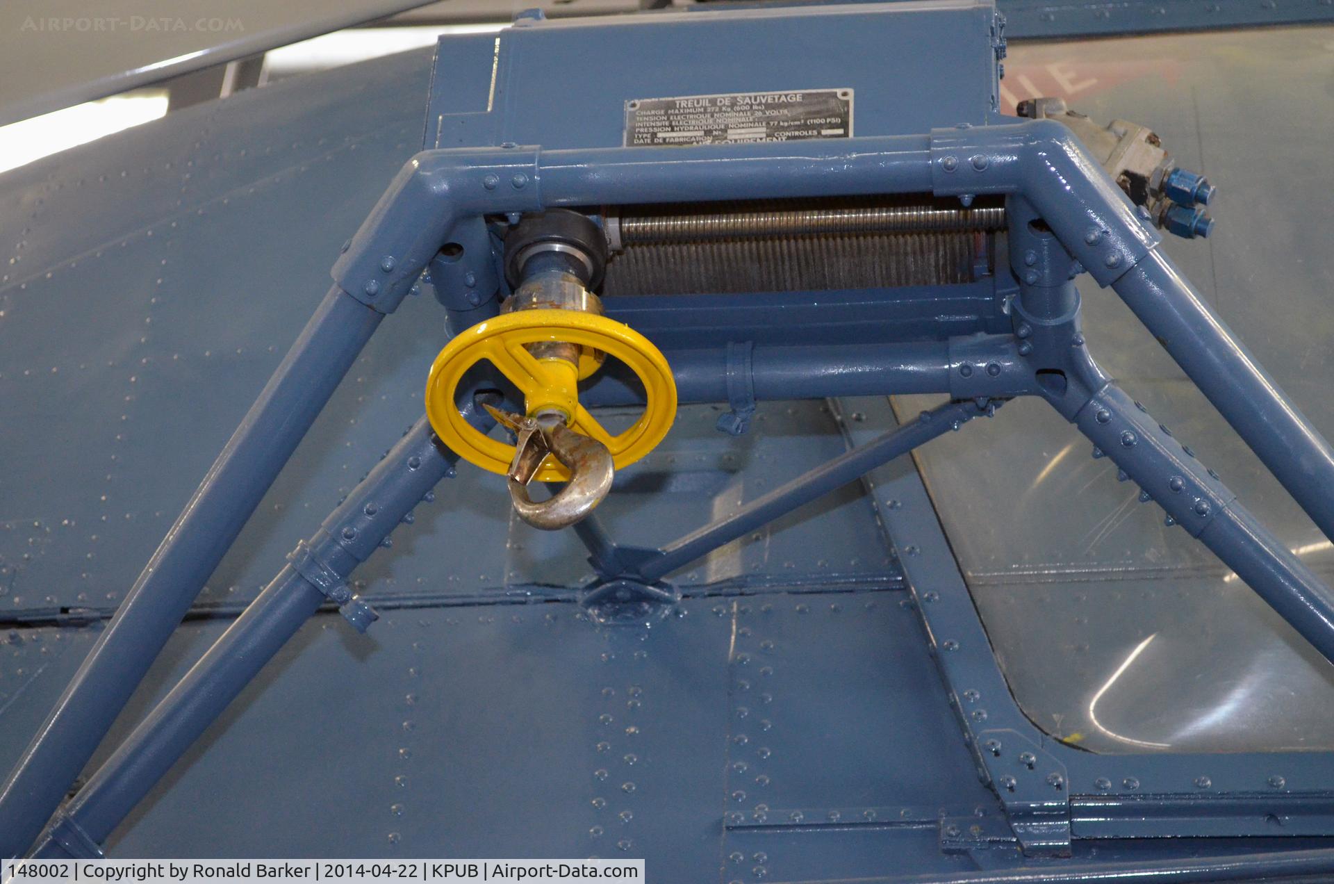 148002, Sikorsky SH-34J Seabat C/N 58-1254, Hoist - Weisbrod Aircraft Museum