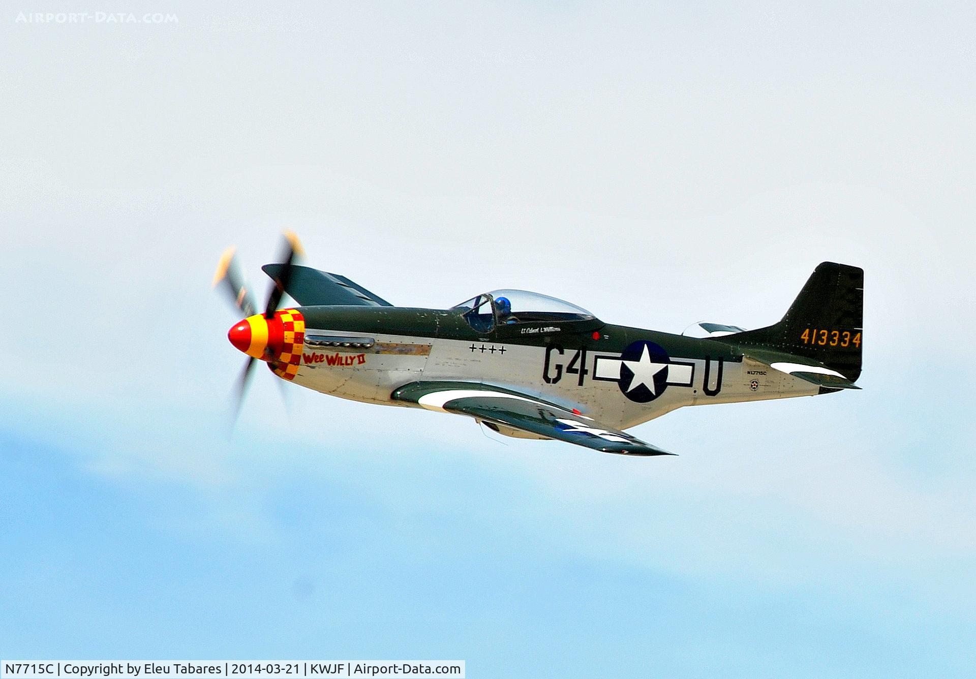 N7715C, 1944 North American P-51D C/N 44-84961A (124-44817), Taken during the Los Angeles County Air Show