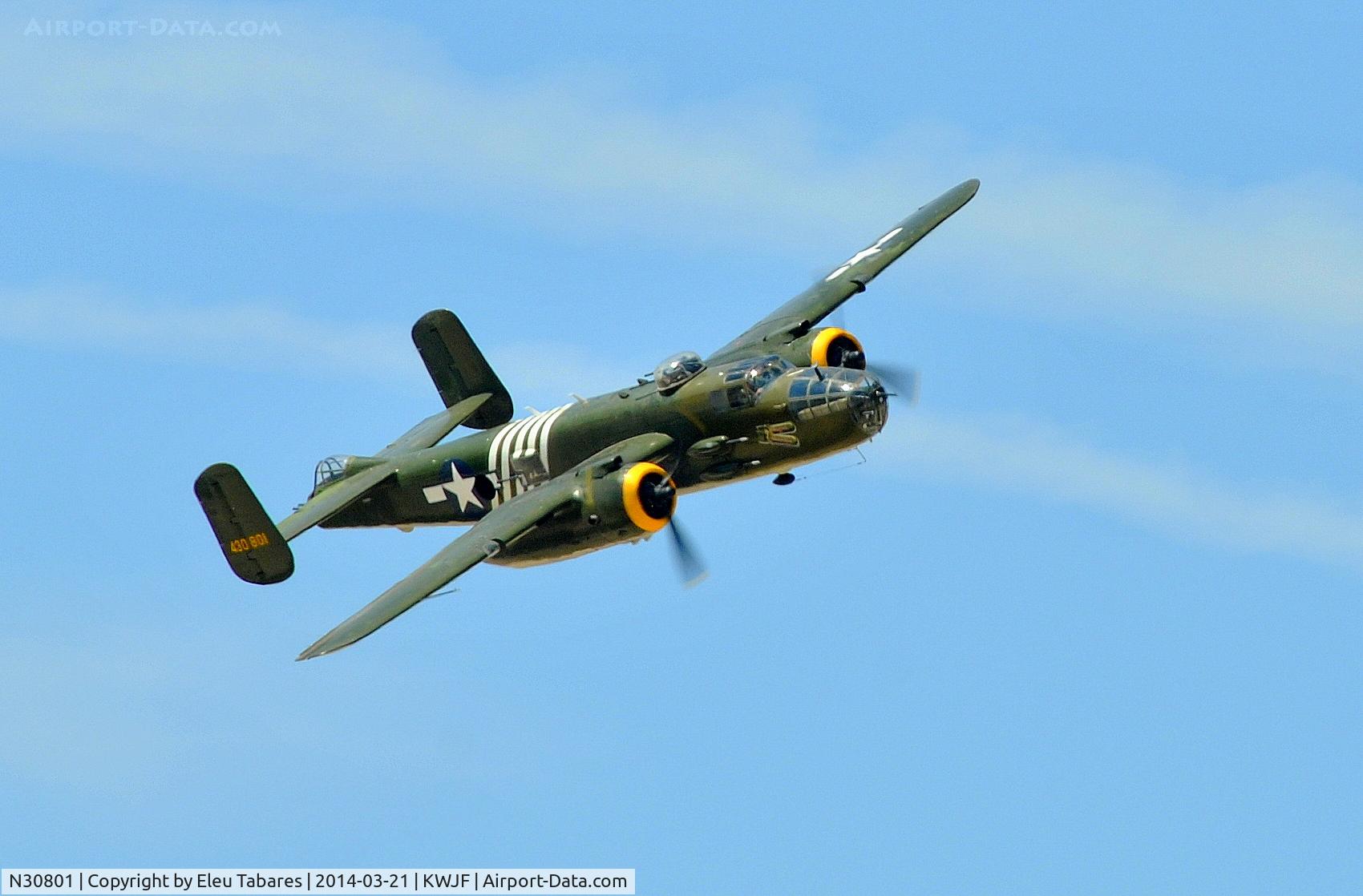 N30801, 1944 North American TB-25N Mitchell C/N 108-34076, Taken during the Los Angeles County Air Show