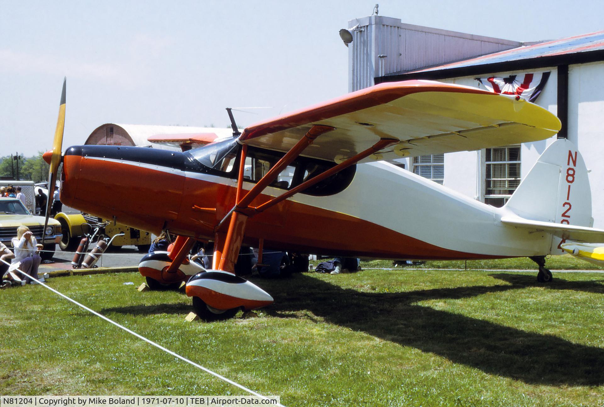 N81204, 1946 Fairchild 24R-46 C/N R46-105, 1946 Fairchild 24R-46 N81204 seen at the Teterboro Air Show, July 1971.