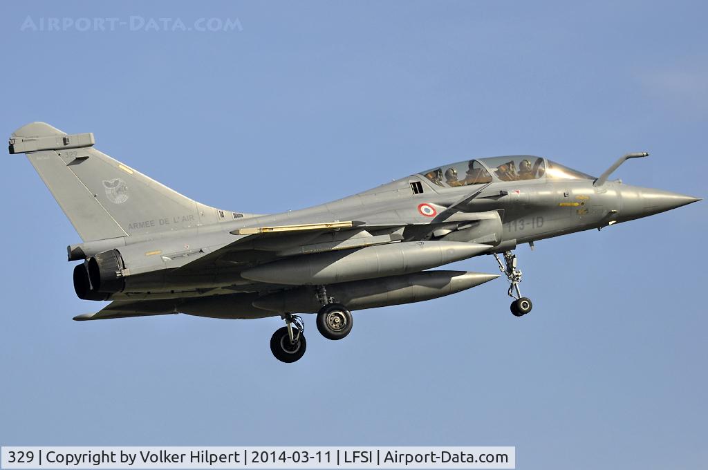 329, Dassault Rafale B C/N 329, at St. Dizier