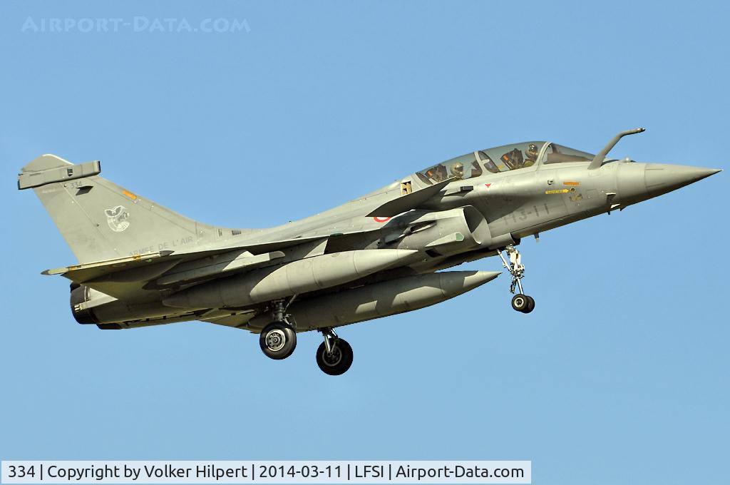 334, Dassault Rafale B C/N 334, at St. Dizier