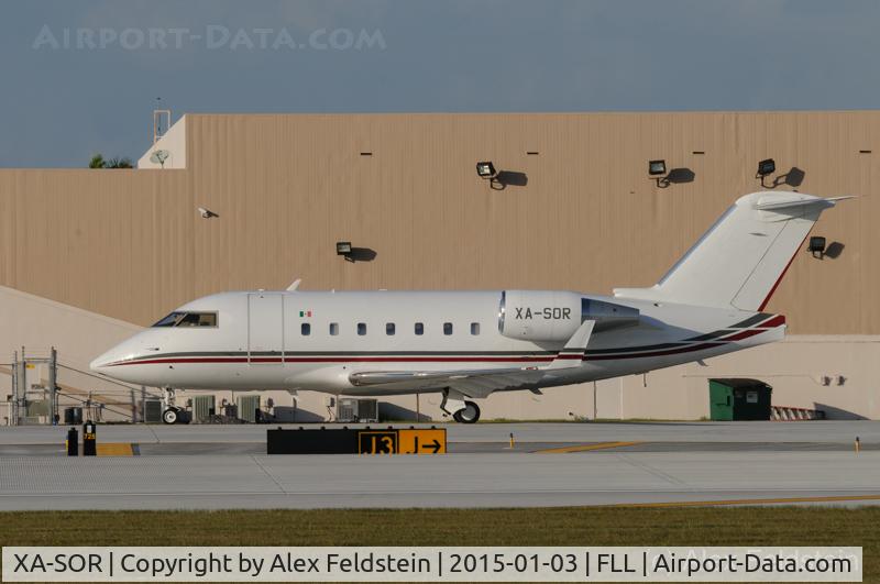 XA-SOR, 1994 Canadair Challenger 601-3R (CL-600-2B16) C/N 5147, Ft. Lauderdale