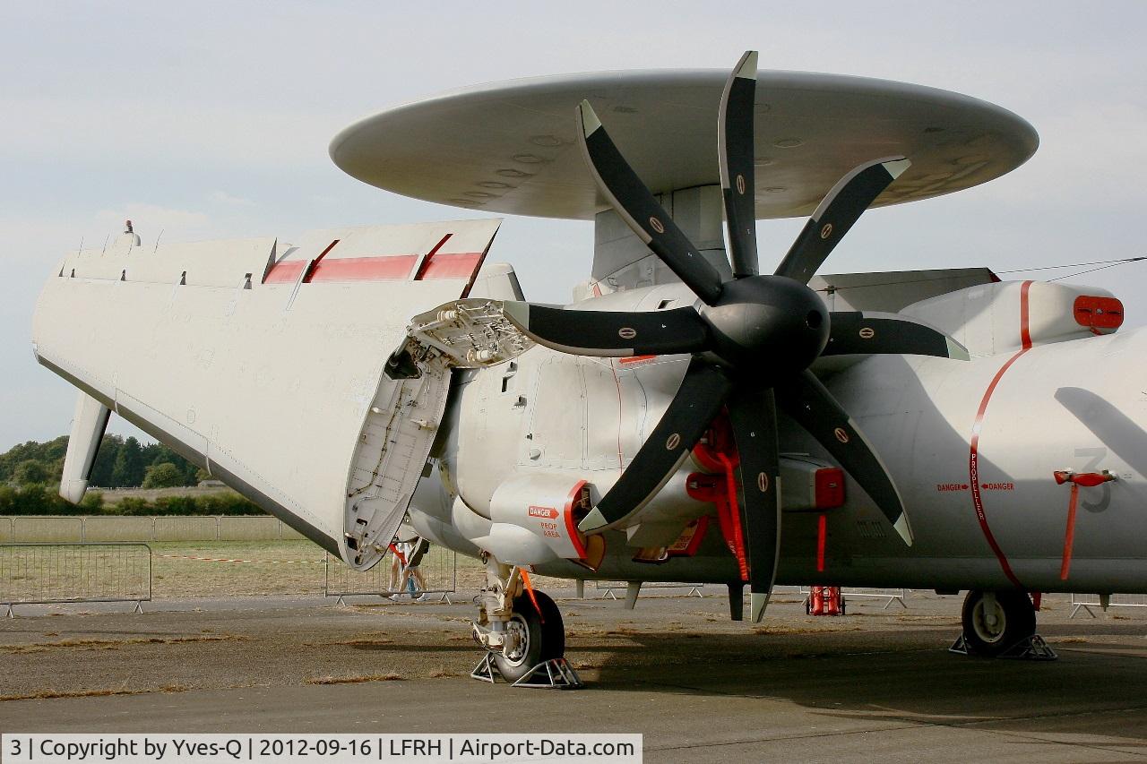 3, Northrop Grumman E-2C Hawkeye C/N FR-3, French Naval Aviation Grumman E-2C Hawkeye, Lann Bihoué Air Base (LFRH-LRT) Open day 2012