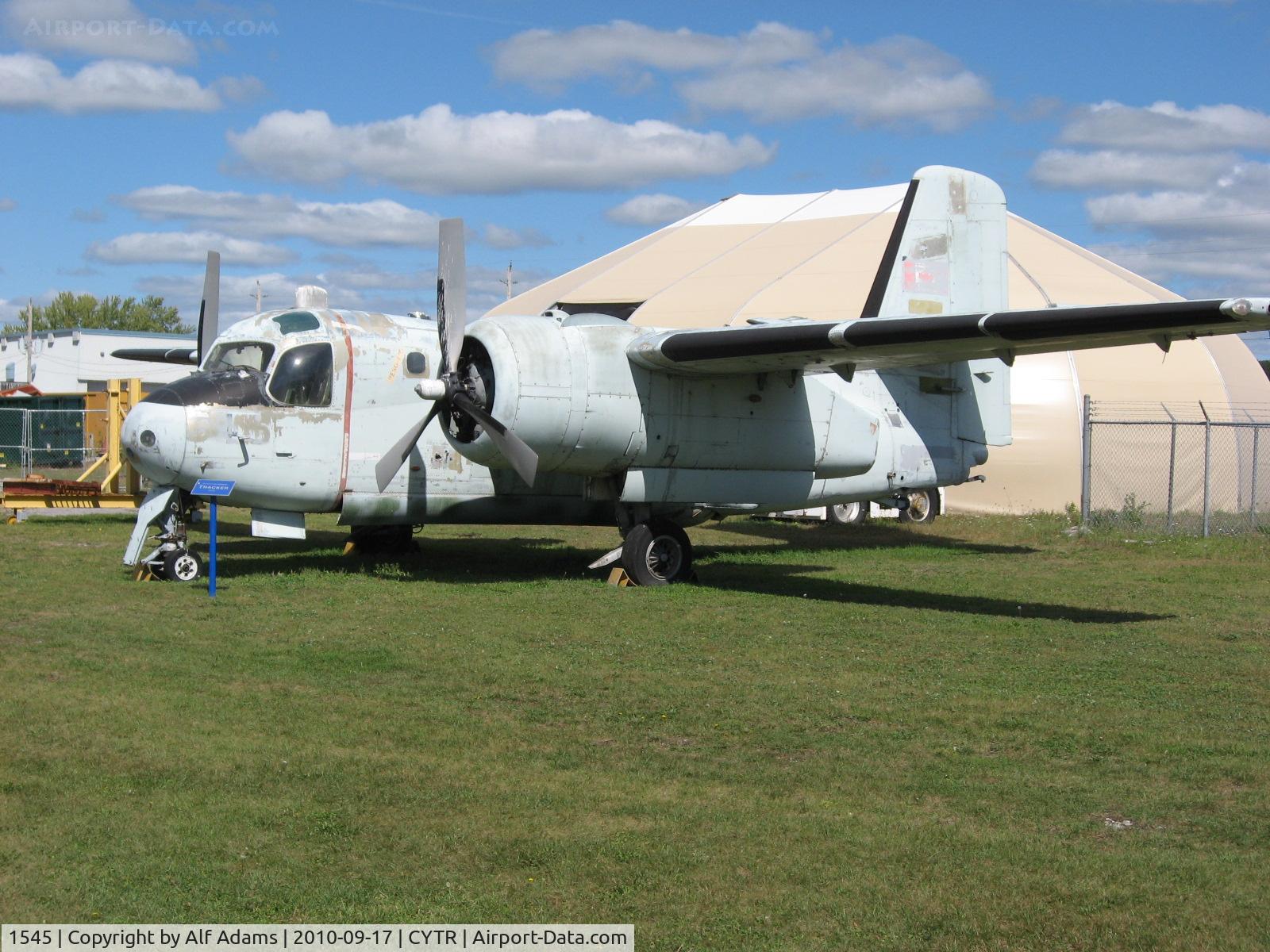 1545, De Havilland Canada CS2F-1 Tracker C/N DHC44, CP-121 Tracker retired from the Canadian Armed Forces and now displayed at the National Air Force Museum of Canada, CFB Trenton, Ontario, Canada.