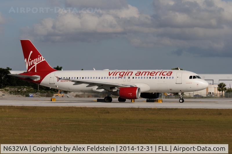 N632VA, 2007 Airbus A320-214 C/N 3155, Ft. Lauderdale