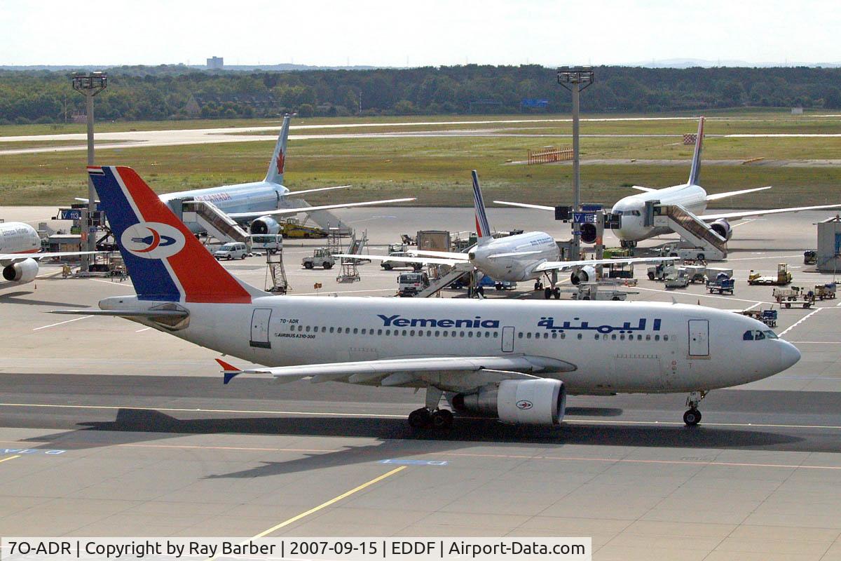 7O-ADR, 1991 Airbus A310-324 C/N 568, Airbus A310-324ET [568] (Yemenia Airways) Frankfurt~D 15/09/2007