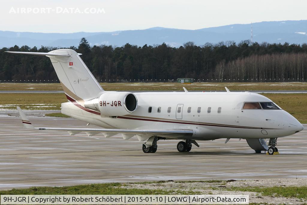 9H-JGR, 2005 Bombardier Challenger 604 (CL-600-2B16) C/N 5624, 9H-JGR @ LOWG