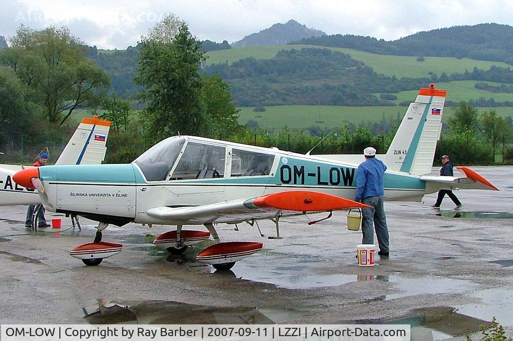 OM-LOW, Zlin Z-43L C/N 0084, Zlin Z.43L [0084] Zilina~OM 11/09/2007