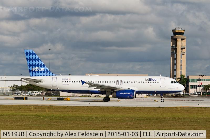 N519JB, 2001 Airbus A320-232 C/N 1398, Ft. Lauderdale