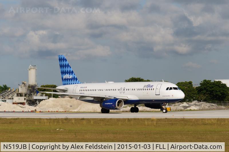 N519JB, 2001 Airbus A320-232 C/N 1398, Ft. Lauderdale