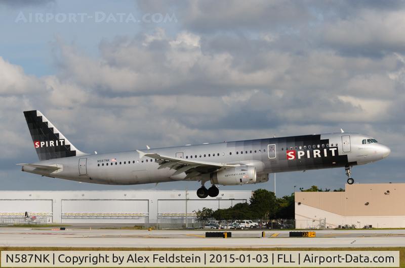 N587NK, 2005 Airbus A321-231 C/N 2476, Ft. Lauderdale