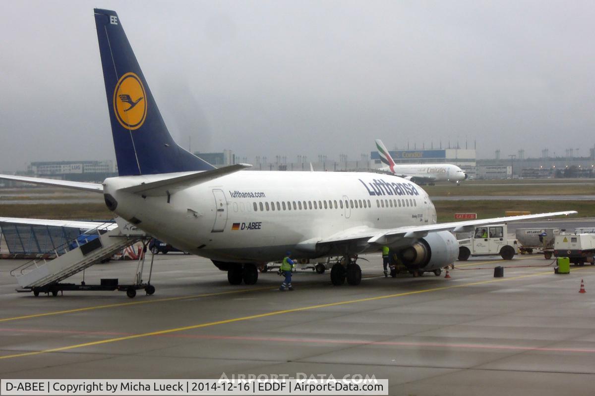 D-ABEE, 1991 Boeing 737-330 C/N 25216, Not much longer and the Bobbies are gone from LH's fleet