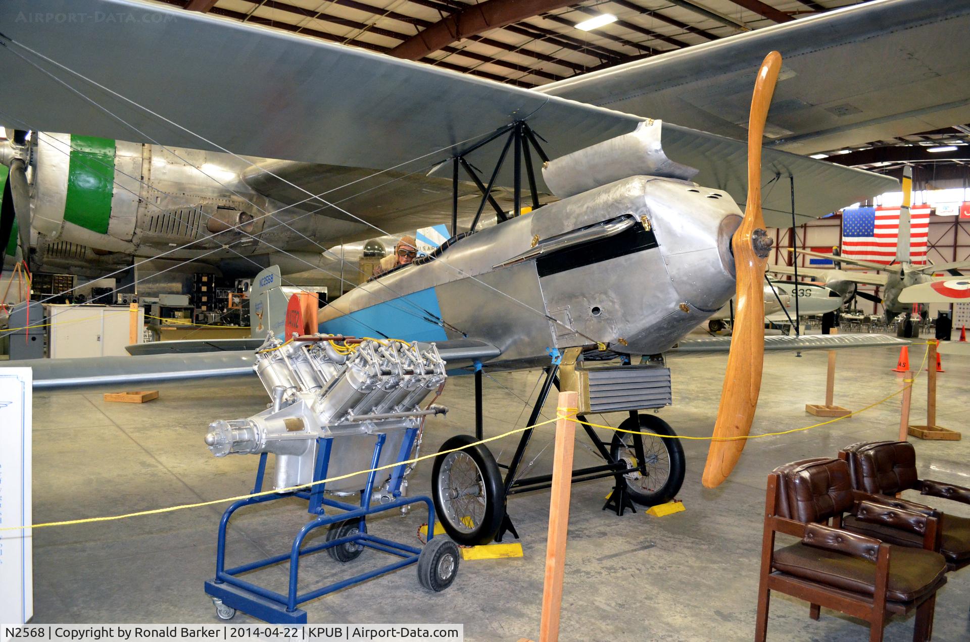 N2568, 1926 Alexander Long Wing Eaglerock C/N 122, Weisbrod Aircraft Museum