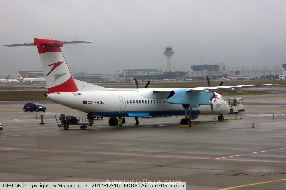 OE-LGK, 2009 De Havilland Canada DHC-8-402Q Dash 8 C/N 4280, At Frankfurt