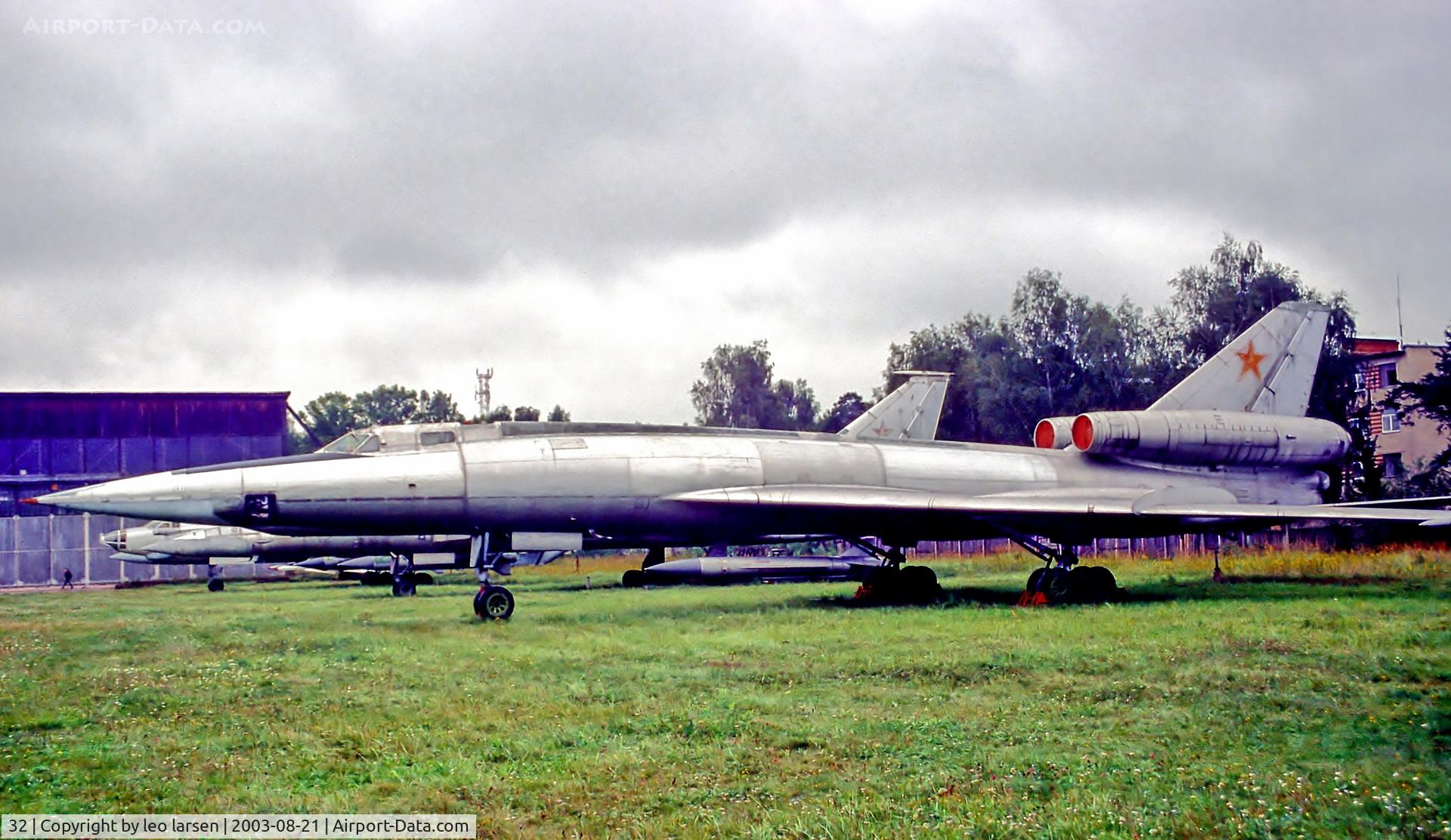 32 RED, 1960 Tupolev Tu-22A C/N 5050051, Monino 21.8.03 
number not visible