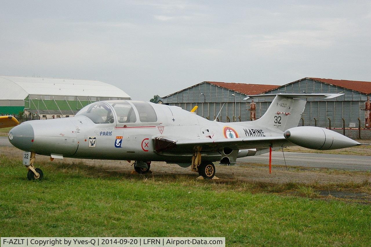 F-AZLT, 1958 Morane-Saulnier MS.760 Paris I C/N 32, Armor Aero Passion Morane-Saulnier MS.760A, Static display, Rennes-St Jacques airport (LFRN-RNS) Air show 2014