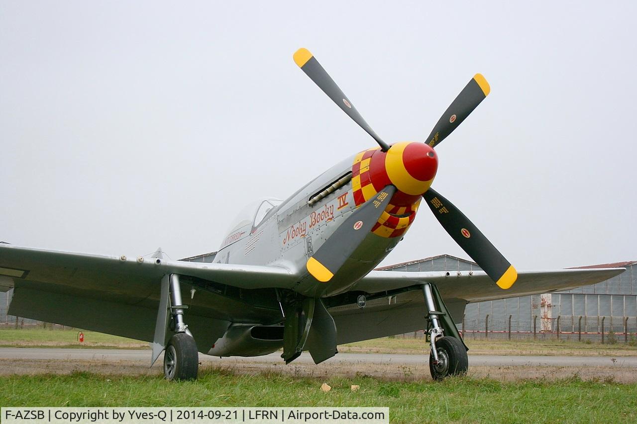 F-AZSB, 1944 North American P-51D Mustang C/N 122-40967, North American P-51D Mustang, Static display, Rennes-St Jacques airport (LFRN-RNS) Air show 2014