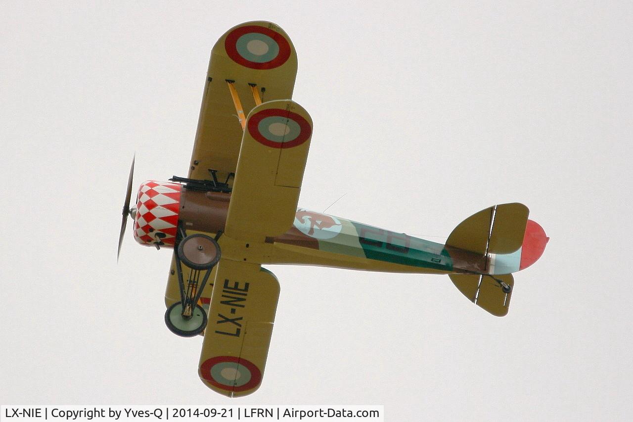 LX-NIE, 2011 Nieuport 28 C.1 Replica C/N 100, Nieuport 28 C.1 Replica, Solo display, Rennes-St Jacques airport (LFRN-RNS) Air show 2014
