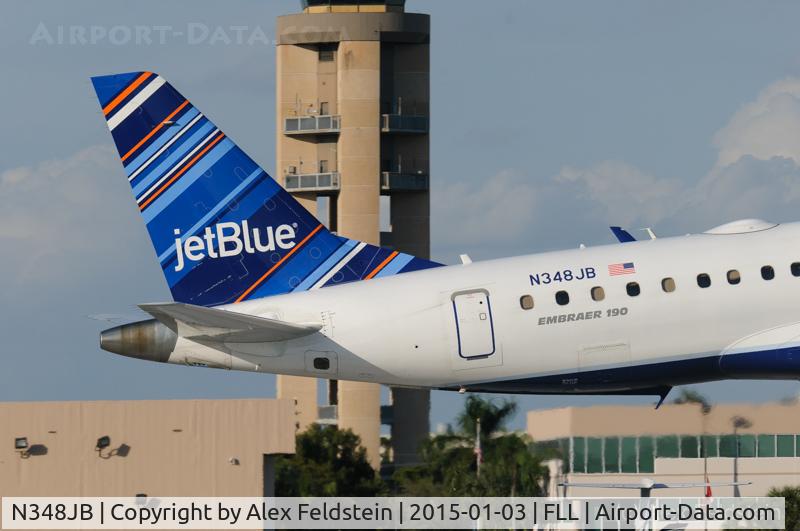 N348JB, 2012 Embraer ERJ-190-100 IGW 190AR C/N 19000511, Ft. Lauderdale