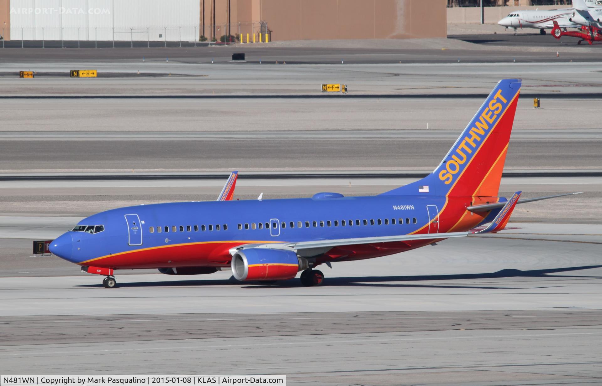 N481WN, 2004 Boeing 737-7H4 C/N 29853, Boeing 737-700