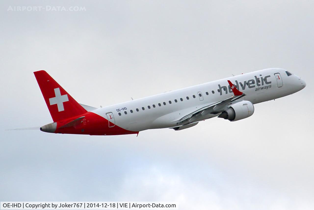 OE-IHD, 2010 Embraer E190 (ERJ-190-100) C/N 19000354, Helvetic Airways (NIKI)