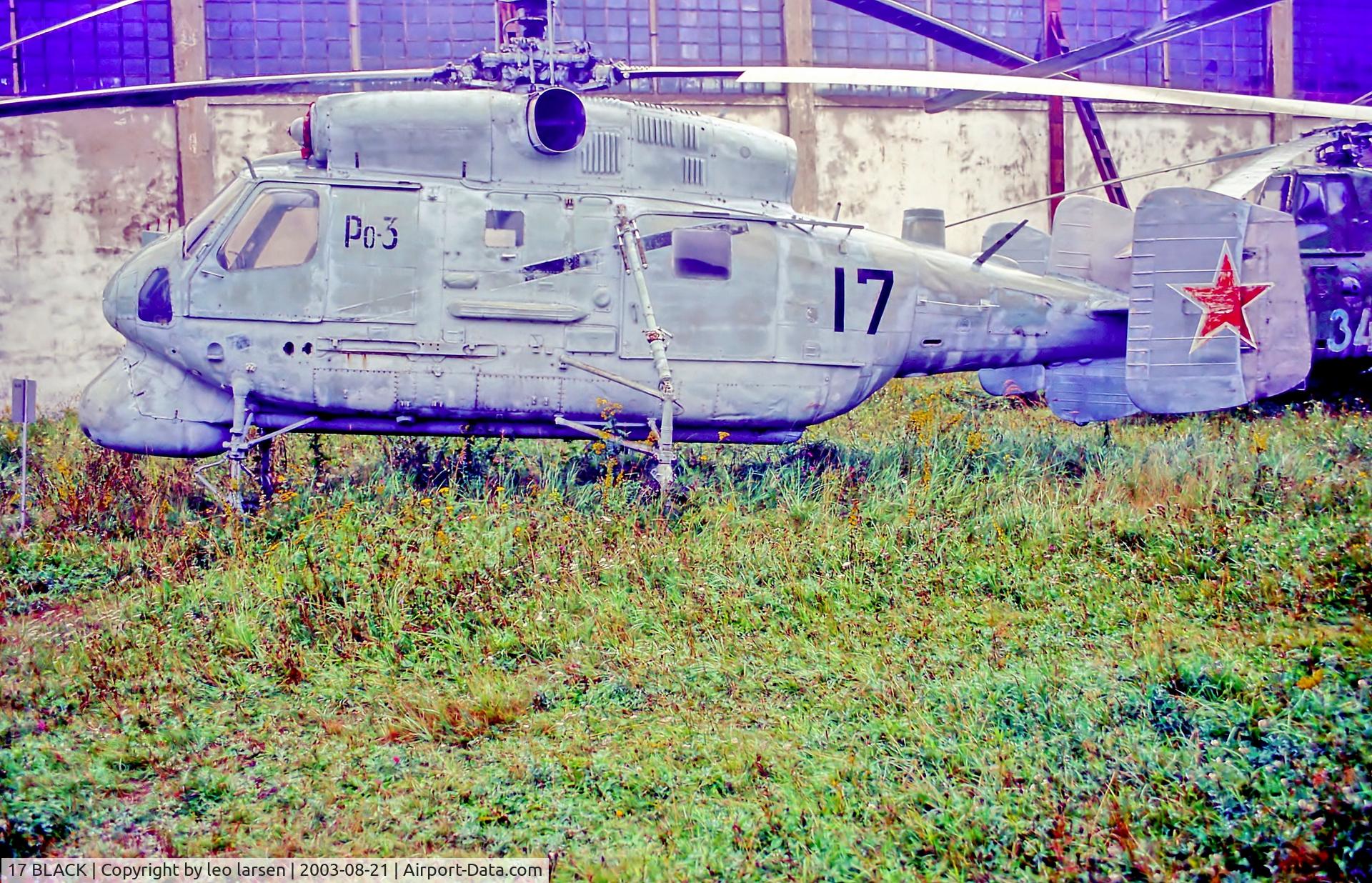 17 BLACK, 1966 Kamov Ka-25PL C/N 5910203, Monino Moscow 21.8.03
