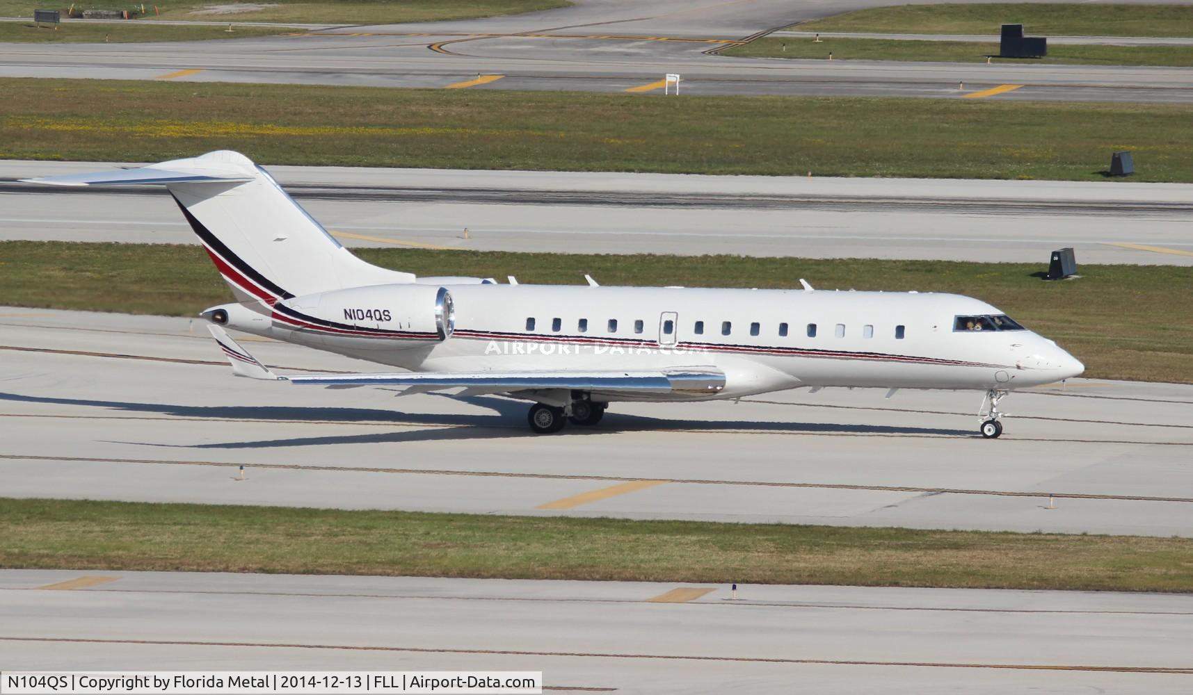 N104QS, 2013 Bombardier BD-700-1A11 Global 5000 C/N 9555, Net Jets Global 5000