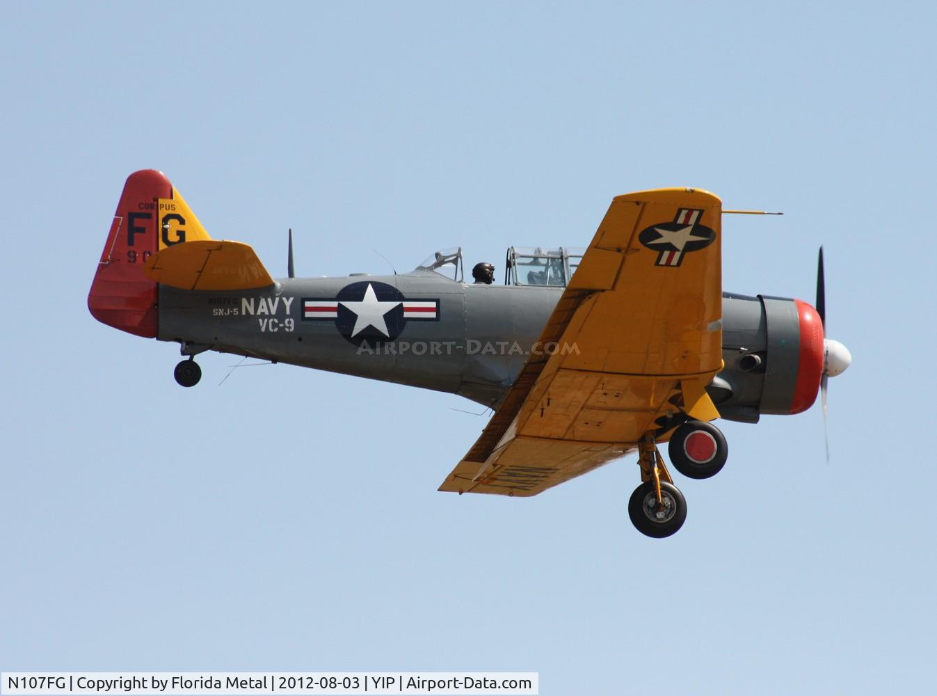 N107FG, 1944 North American AT-6D Texan C/N 121-41580, AT-6D