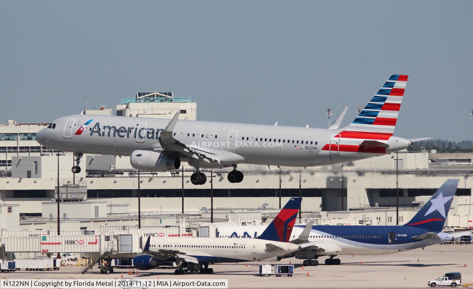 N122NN, 2014 Airbus A321-231 C/N 6252, American A321