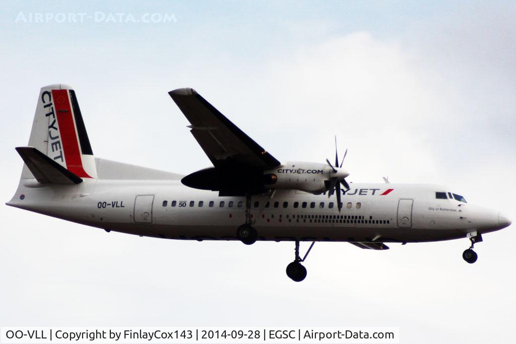 OO-VLL, 1989 Fokker 50 C/N 20144, City of Rotterdam