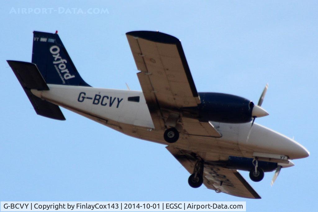 G-BCVY, 1974 Piper PA-34-200T Seneca II C/N 34-7570022, At CBG