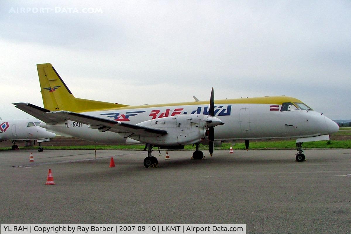 YL-RAH, 1986 Saab 340A(F) C/N 340A-081, SAAB-Scania SF.340AF [081] (RAF Avia) Ostrava-Mosnov~OK 10/09/2007