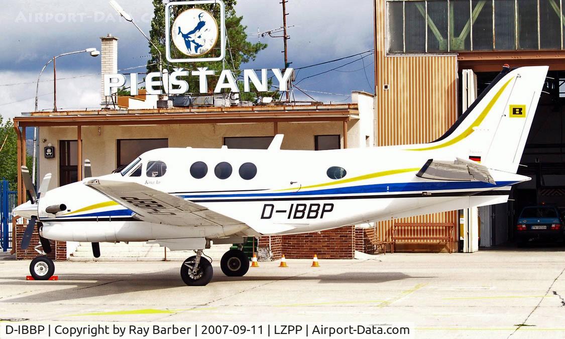 D-IBBP, 2004 Raytheon C90A King Air C/N LJ-1716, Beech C90A King Air [LJ-1716] Piestany~OM 11/09/2007