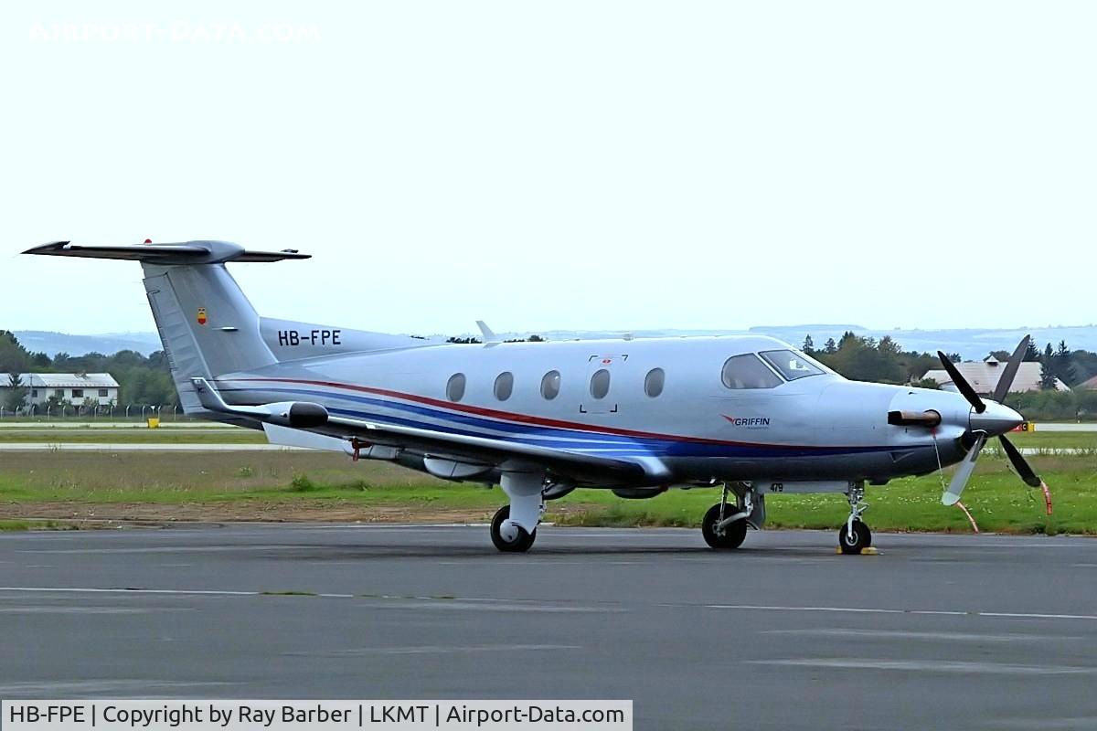 HB-FPE, 2003 Pilatus PC-12/45 C/N 479, Pilatus PC-12/45 [479] Ostrava-Mosnov~OK 10/09/2007