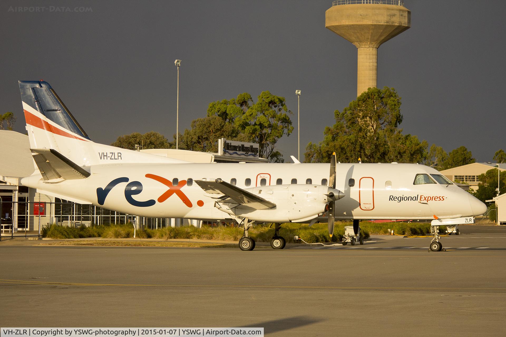 VH-ZLR, 1991 Saab 340B C/N 340B-229, Regional Express Airlines (VH-ZLR) Saab 340B at Wagga Wagga Airport.